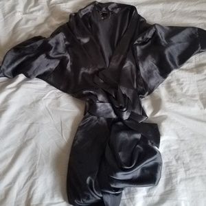 Charcoal Gray Kimono M/L